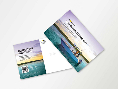 Insurance Collateral branding buckslips graphic design insurance marketing marketing collateral postcards