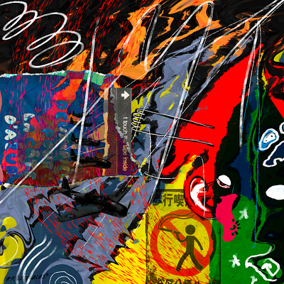 No.10/Beware 2dillustration abstract art abstract illustration design digitalart digitalartist illustration war war art