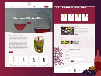 Wine Store Web Design