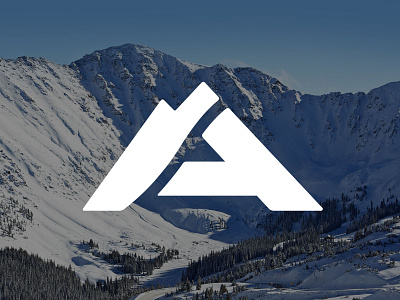 Ski Resort Logo Concept - Arapahoe Basin a logo colorado logo letter logo logo logo design mountain logo ski logo ski resort logo snow logo snowboard logo winter logo