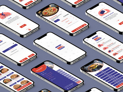 MO's Burgers & More - iOS App Design branding graphic design ios ui ux