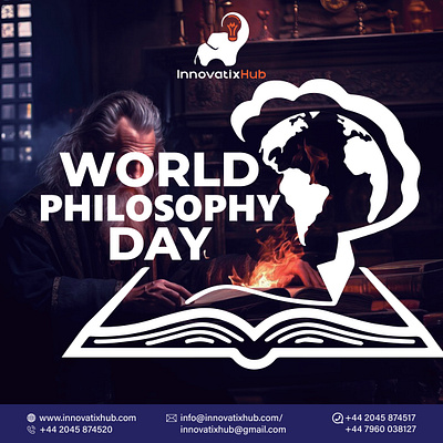 World Philosophy Day! animation branding celebratewisdom creativewisdom designwithmeaning digitalinnovation exploreideas graphic design greatthinkers innovativesolutions innovatixhub logo motion graphics philosophyindesign progressiveideas shapingthefuture softwaresolutions strategicinsights thoughtfuldesigns worldphilosophyday