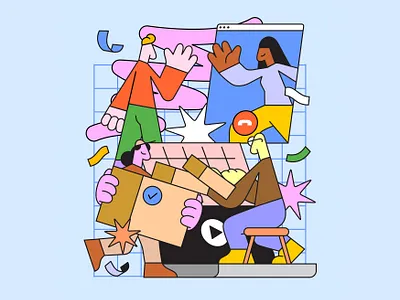 Daily Grind artwork brand illustration design design studio digital artwork digital illustration drawing illo illustration illustration studio qillo qillo studio studio vector vector art vector artwork vector work