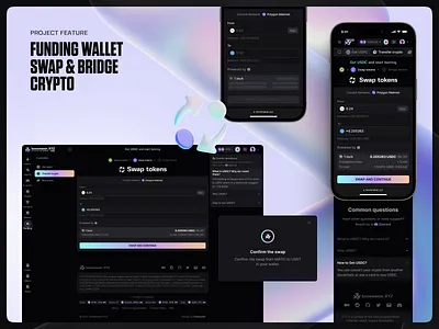 Bookmaker.xyz: Funding app bookmaker branding crypto decentralized design esports interface logo sports sportsbook swap tokens ui ux wallet web web design web3