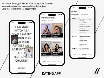 Dating Mobile iOS App app branding design graphic design illustration logo typography ui ux vector