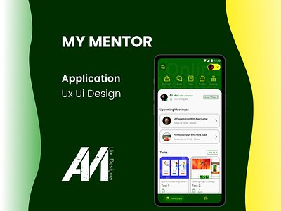 Ui Ux Design of Mentor App app design graphic graphic design mentor prototype ui ux