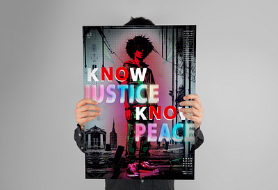 k NO w JUSTICE, k NO w PEACE animation branding creative design graphic design motion graphics photoshop ui