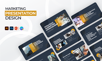 Marketing Presentation Design business presentation canva presentation design graphic design illustration pitch deck powerpoint powerpoint presentation presentation design