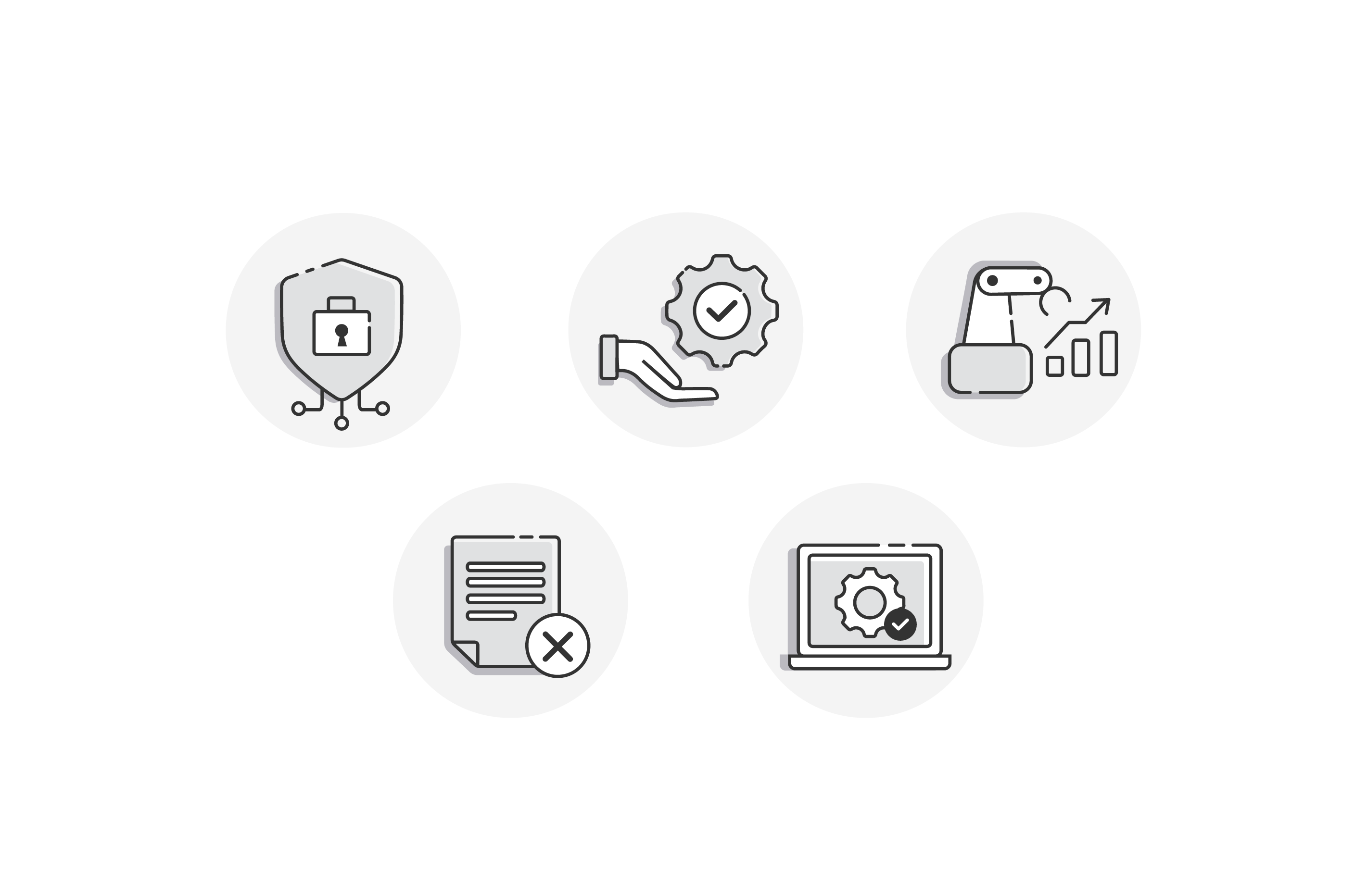 IT icons adobe illustrator design icon icon design it technologies vector