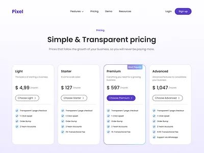 DailyUI 030 - Pricing 100daysofui dailyui dailyui challenge design figma options preimium pricing ui