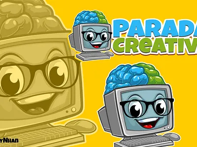 Do you think a computer needs the brain to be an AI? ai brain cartoon cartoon character cartoon logo cartoon mascot computer design illustration logo logo creation logo maker mascot mascot logo pc vector art vector logo