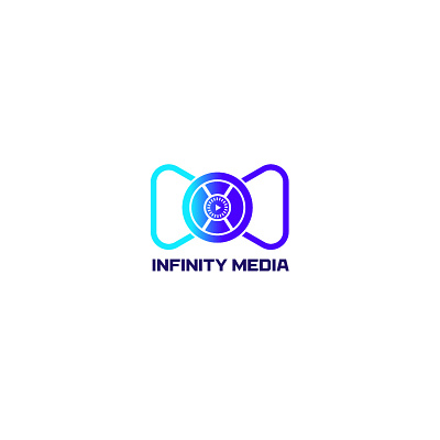 Infinity Media Logo (unused) branding design graphic design illustration infinity infinity media letter logo letter m logo m logo typography vector