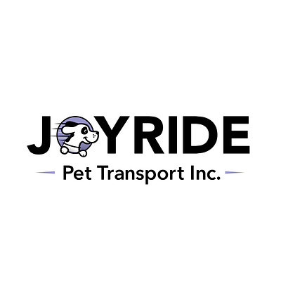 Joyride Pet Transport branding graphic design logo