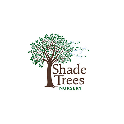 Shade Tress Nursery branding logo small business