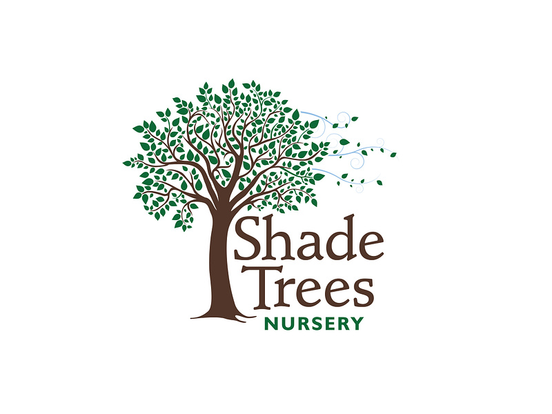 Shade Tress Nursery branding logo small business