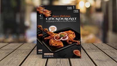 Chicken Roast Poster Design chicken roast poster design poster design