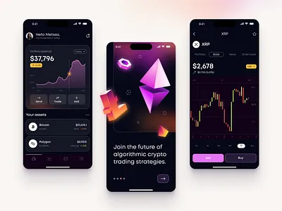 DeFi Coin - Crypto Mobile App app app design application application design arounda crypto app crypto design design ios app design mobile app mobile app design mobile ui mobile web 3.0 design mobileapp mobileappdesign ui uiux ux web 3.0 web 3.0 mobile app