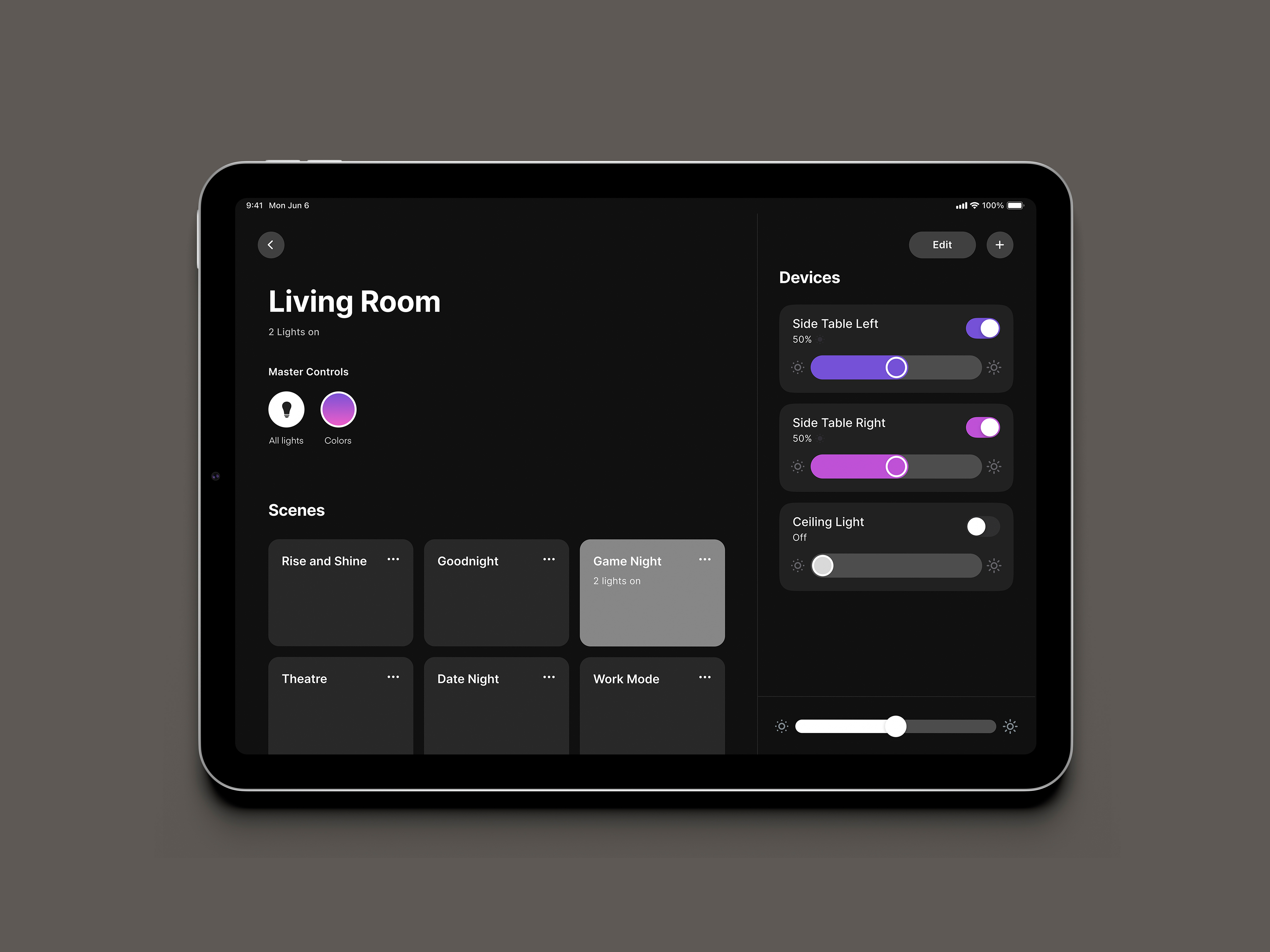 Smart Home app by Matt Nagy on Dribbble