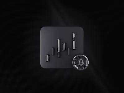 3D Future Trading - Dark Theme 3d 3d art 3d elements 3d icon 3d illustration animation bitcoin blender branding candlestick chart design graphic design illustration logo minimal portfolio stylised ui