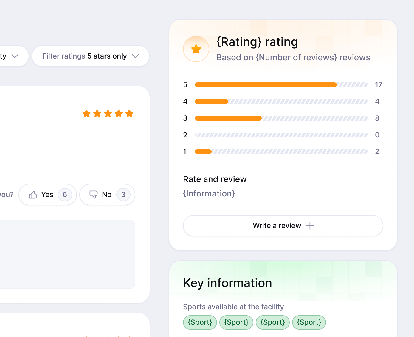 Review・playerfinder bar button char finder player playerfinder product rating review star stars view