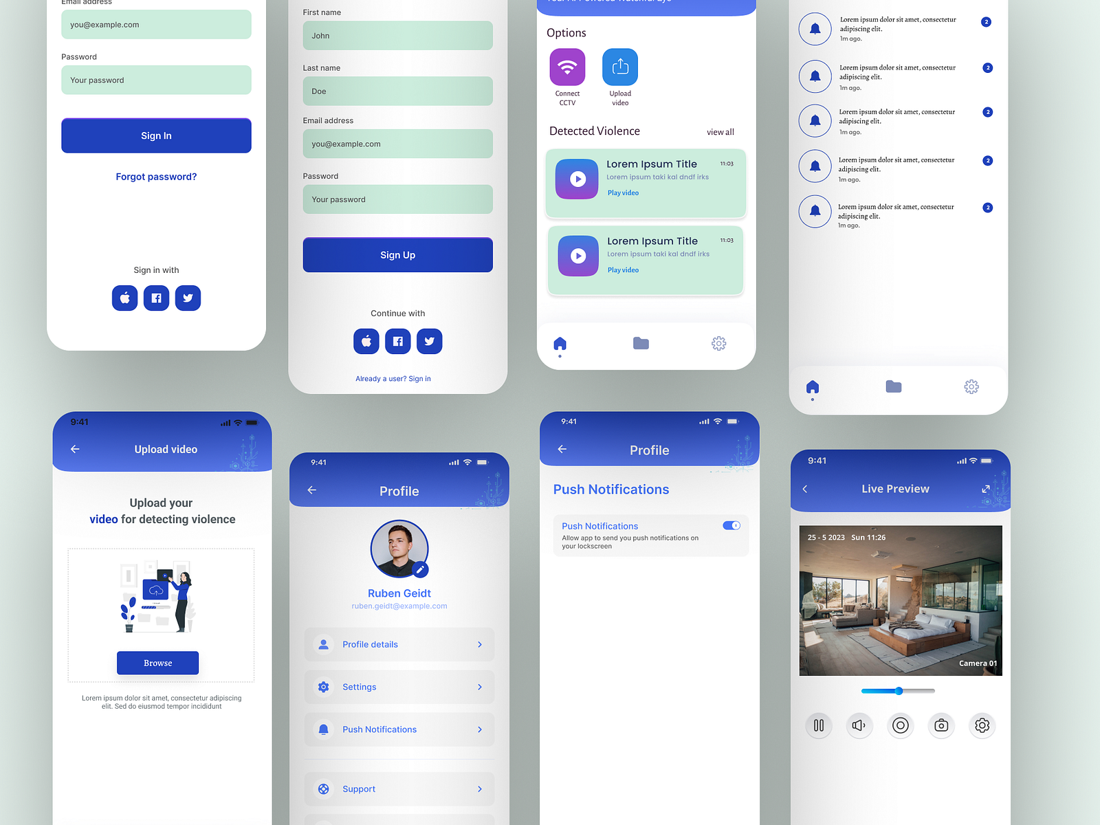 smart-security-app-using-app-design-by-saba-designs-on-dribbble