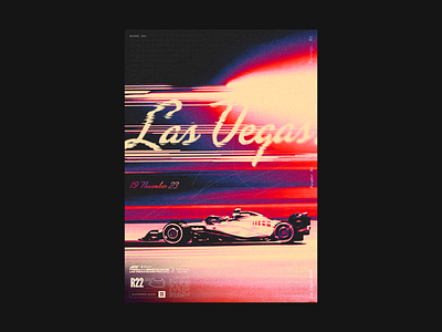 Las Vegas GP Poster design f1 formula 1 graphic design las vegas poster poster design type typography vegas