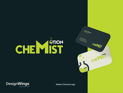 Motion Chemist Logo design 3d animation branding gradientlogo graphic design logo motion graphics