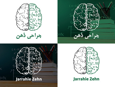 Jarrahie Zehn mathematic podcast logo concept branding logo