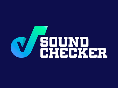 Sound Checkers logo proposal animation branding check design dj graphic design letters logo logotype magic music note sound typography vector