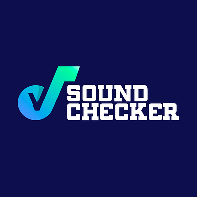 Sound Checkers logo proposal animation branding check design dj graphic design letters logo logotype magic music note sound typography vector