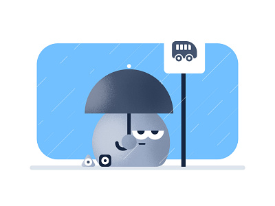 Rainy Day design graphic design icon illustration line logo minimal retro simple ui