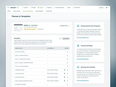 Themes 2.0 customization ui