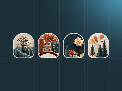 Winter Illustration Collection | 3 branding design graphic design icon illustration vector
