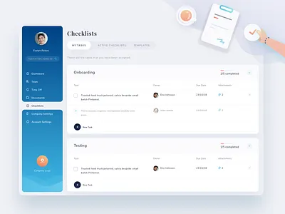 TO DO LIST USER INTERFACE 3d animation graphic design ui