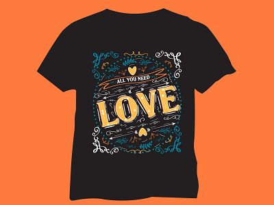 Typography T-shirt Design positive