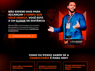 Página de vendas - Nitio Mendes art landing page ui ux website