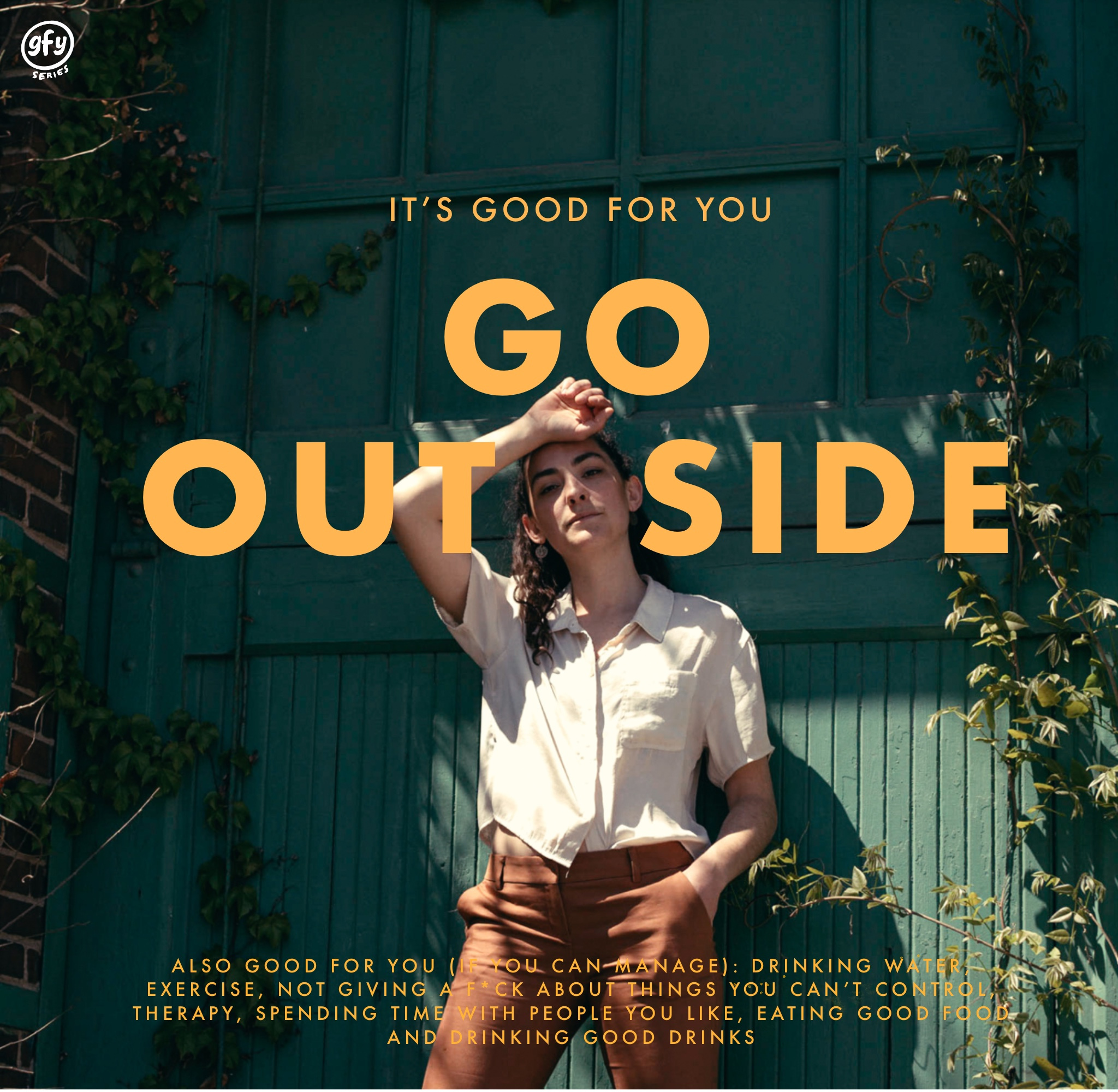 It's Good For You editorial graphic design layout photography portraits series typography