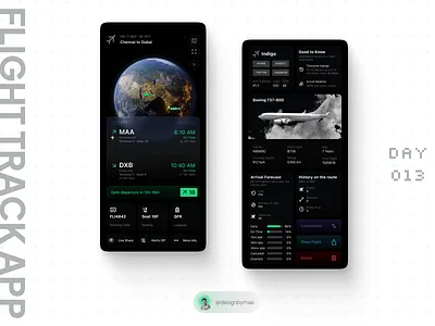 Flight app app design bento bento cards bento grids daily ui dark mode dark theme dark ui design design trend figma flight app flight tracker glass effect glassmorphism interface design latest design product design trending design ui design