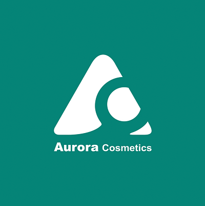 Aurora Cosmetics 3d design flyer design graphic design illustration logo vector