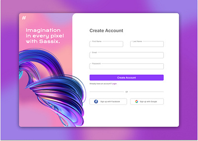 Sign Up Page UI Design figma sign up page sign up ui design ui ui design challenge