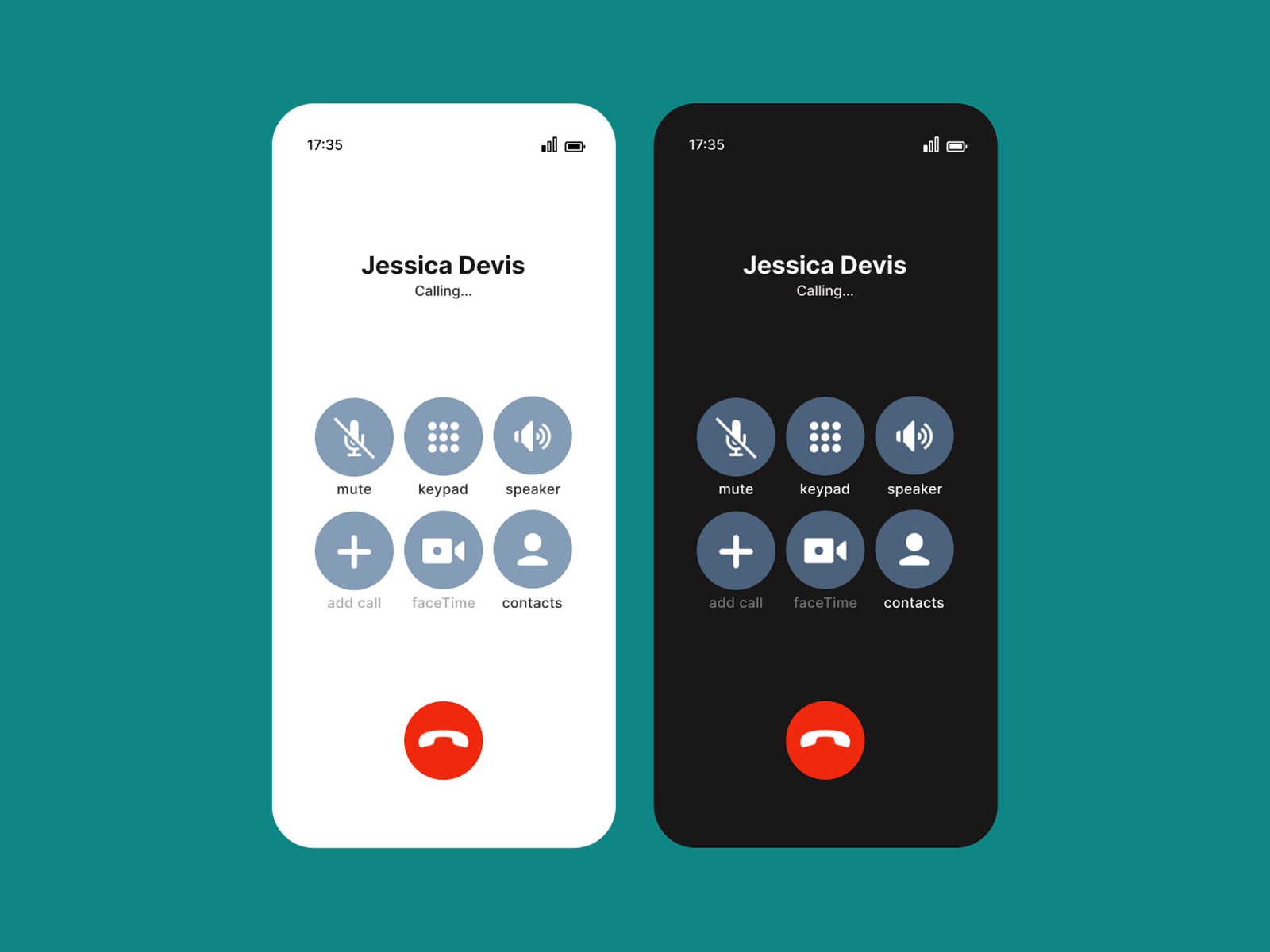 On going call by Haádi on Dribbble