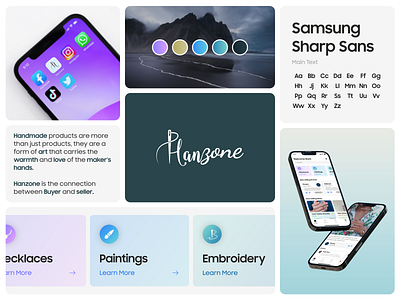 Hanzone Design System app app design branding design ui ux