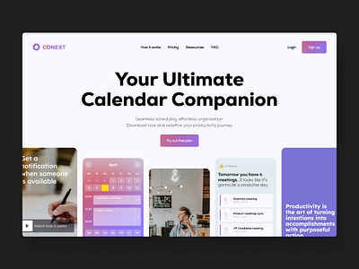 CONEXT - Your Ultimate Calendar Companion aesthetic