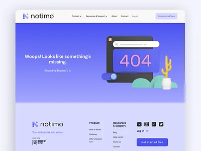 Creative 404 Error Page Design 3d branding bubbly copy creative digital figma fun graphic design illustration ui unique ux vector visual identity website writing
