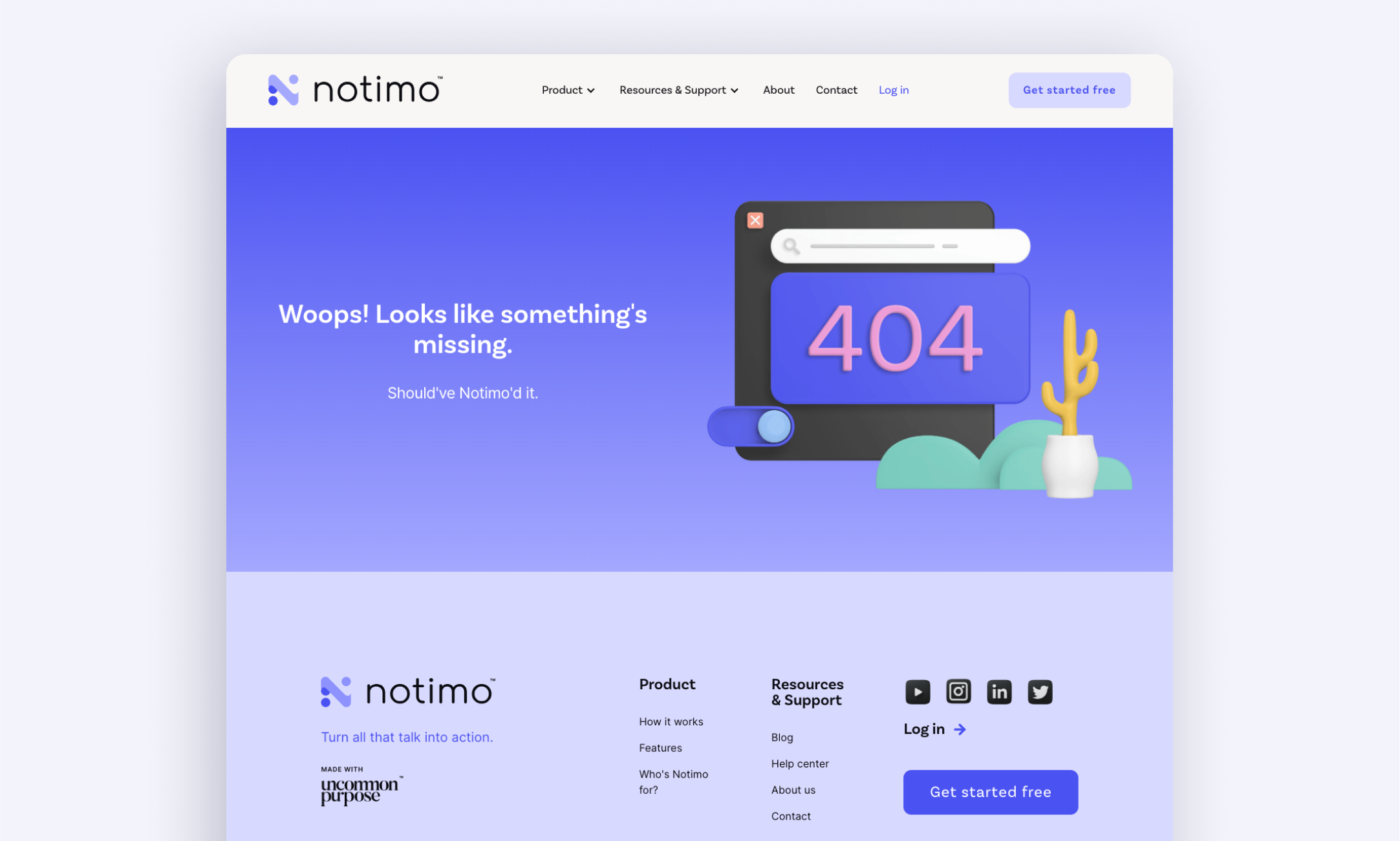 Example of Website Design & Build