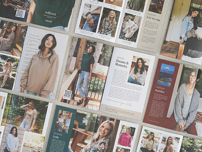 willows catalog design process brand design catalog multipage design northwest retail womens clothing