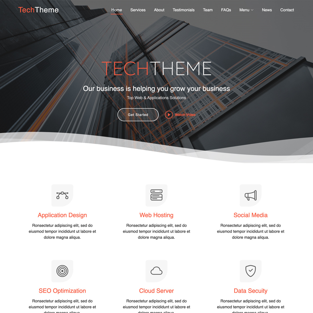 TechTheme | Business Services and IT Solutions Multipurpose Resp it