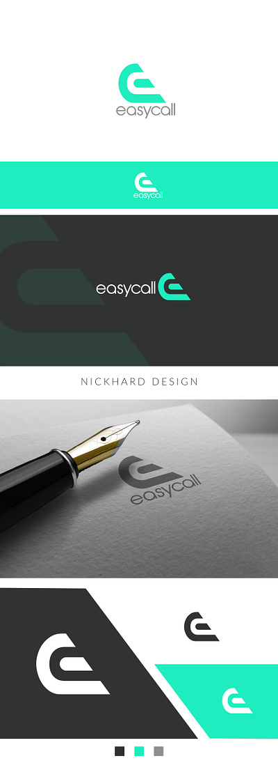 EASY CALL | Logo Dedign adobe app art branding comunication design designer designinspiratio graphic design illustration logo mock up programer typography ui ux vector visual web