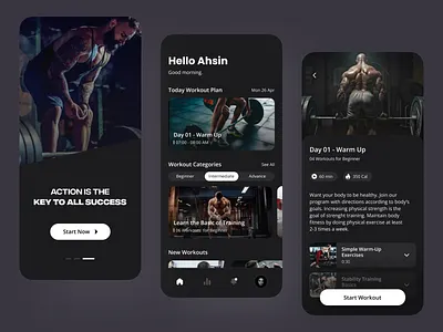 Fitness App Design app mockups fitness fitness mobile app gym app yogga