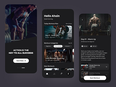 Fitness App Design app mockups fitness fitness mobile app gym app yogga